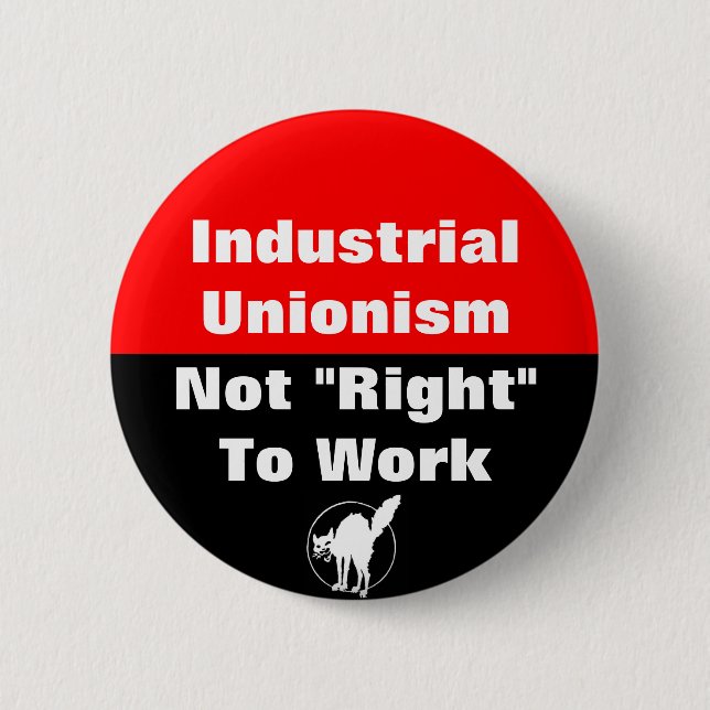 Chapa Redonda De 5 Cm el unionismo industrial no endereza para trabajar (Anverso)