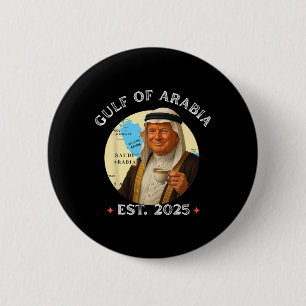 Chapa Redonda De 5 Cm El Viejo Funny Trump Golfo De Arabia