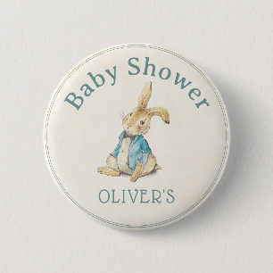Chapa Redonda De 5 Cm El viejo Peter The Rabbit Boy Cuse Baby Shower