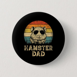 Chapa Redonda De 5 Cm El Vintage Hamster Dad Ama Papá Padre#39