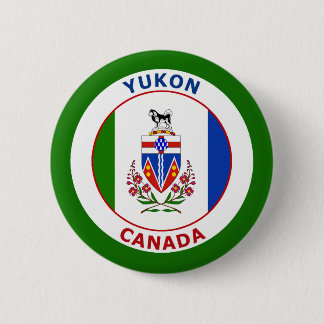 CHAPA REDONDA DE 5 CM EL YUKÓN, CANADÁ