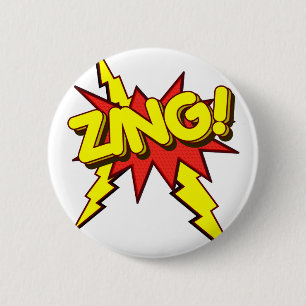 Chapa Redonda De 5 Cm ¡El Zing, Zap, prisionero de guerra!!!