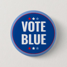 Chapa Redonda De 5 Cm Elección azul negrita azul blanco