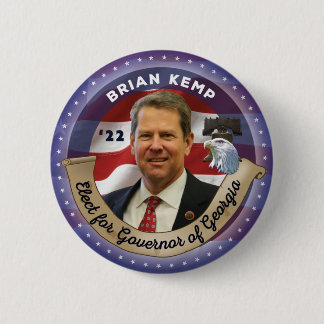 Chapa Redonda De 5 Cm Elección de Brian Kemp para Gobernador de Georgia 