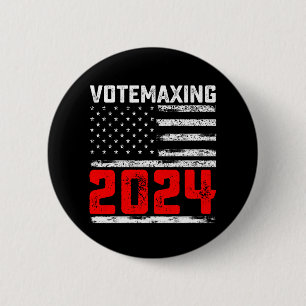 Chapa Redonda De 5 Cm Elección presidencial de Trump en 2024