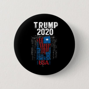Chapa Redonda De 5 Cm Elección Presidencial Donald Trump partidario Repu