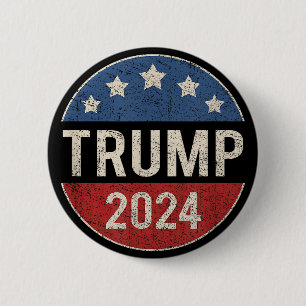 Chapa Redonda De 5 Cm Elección Trump Vance 2024