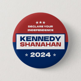 Chapa Redonda De 5 Cm Elecciones Kennedy x Shanahan 2024