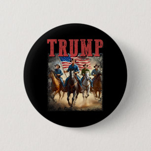 Chapa Redonda De 5 Cm Elecciones Presidenciales Trump Vance Kennedy 2025