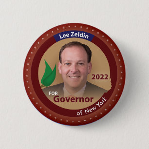Chapa Redonda De 5 Cm Electo Lee Zeldin para Gobernador de Nueva York -