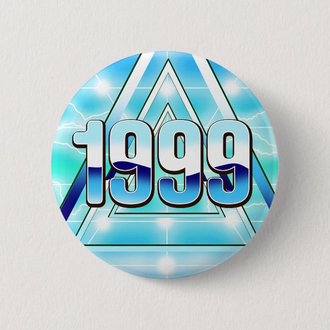 Chapa Redonda De 5 Cm Electrónico 1999 (Anverso)