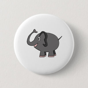Chapa Redonda De 5 Cm elefante