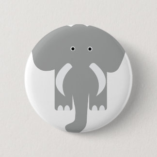 Chapa Redonda De 5 Cm elefante gris