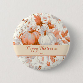Chapa Redonda De 5 Cm Elegante otoño chinoisería Halloween