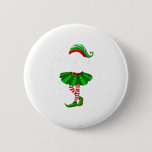 Chapa Redonda De 5 Cm Elfo Bailarín Navidad Familia Combinación Mujeres