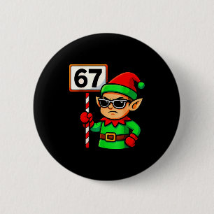 Chapa Redonda De 5 Cm Elfo Divertido Seis Siete 6 7 Meme Disfraz de Navi