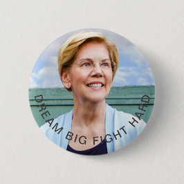 Chapa Redonda De 5 Cm Elizabeth Warren - grande ideal, lucha
