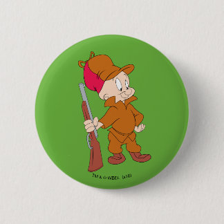Chapa Redonda De 5 Cm ELMER FUDD™| Con pistola