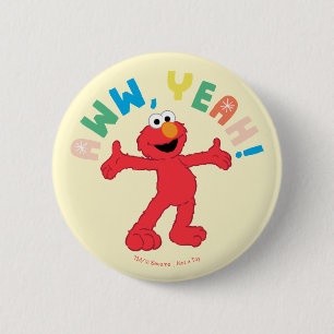 Chapa Redonda De 5 Cm Elmo   Aww, Sí!
