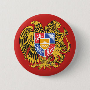 Chapa Redonda De 5 Cm emblema de armenia