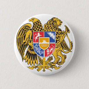 Chapa Redonda De 5 Cm emblema de armenia