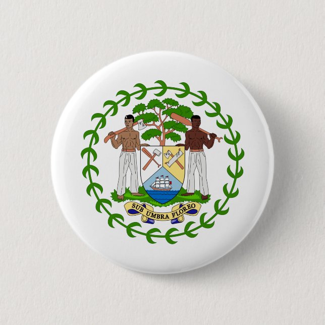 Chapa Redonda De 5 Cm emblema de belión (Anverso)