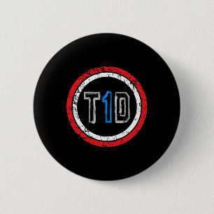 Chapa Redonda De 5 Cm Emblema de T1d Conciencia de la Diabetes Tipo 1