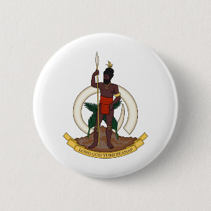 Chapa Redonda De 5 Cm emblema de vanuatu