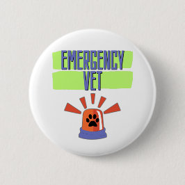 Chapa Redonda De 5 Cm Emergency Vet – Veterinary Emergency Design