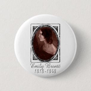 Chapa Redonda De 5 Cm Emily Brontë