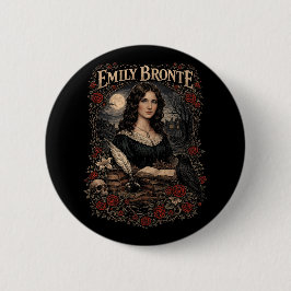 Chapa Redonda De 5 Cm Emily Brontë