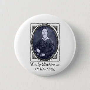 Chapa Redonda De 5 Cm Emily Dickinson