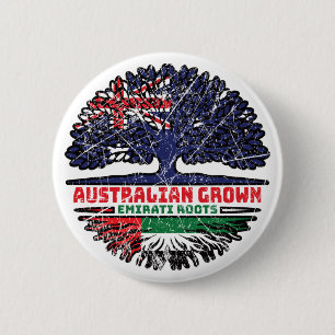 Chapa Redonda De 5 Cm Emiratos Árabes Unidos Australiano Australia