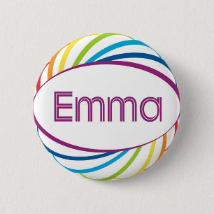Chapa Redonda De 5 Cm Emma