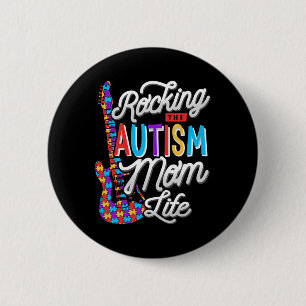 Chapa Redonda De 5 Cm Emocionante Conciencia Sobre El Autismo De La Vida