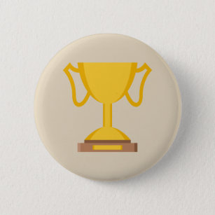 Chapa Redonda De 5 Cm Emoji del trofeo