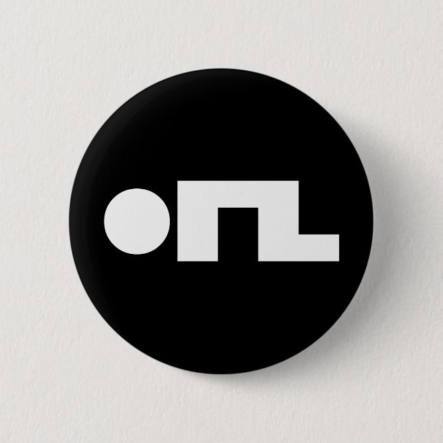 Chapa Redonda De 5 Cm EMOJI ORZ Emoticon Kaomoji (Anverso)