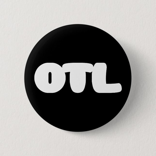 Chapa Redonda De 5 Cm Emoticon OTL ~ Argot coreano (Anverso)