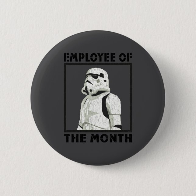 Chapa Redonda De 5 Cm Employee Of The Month Trooper  (Anverso)
