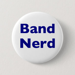 Chapa Redonda De 5 Cm Empollón de la banda