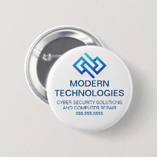 Chapa Redonda De 5 Cm Empresa de tecnología informática de seguridad cib
