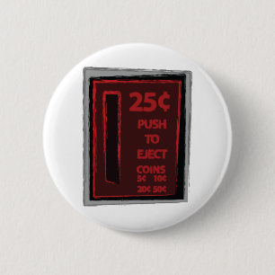 Chapa Redonda De 5 Cm Empujar para eliminar