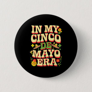 Chapa Redonda De 5 Cm En cinco de mayo era maracas sombrero mexicano