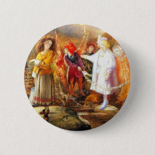 Chapa Redonda De 5 Cm En Fairyland John Anster Fitzgerald