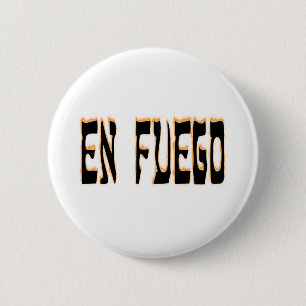 Chapa Redonda De 5 Cm En Fuego (en el fuego)