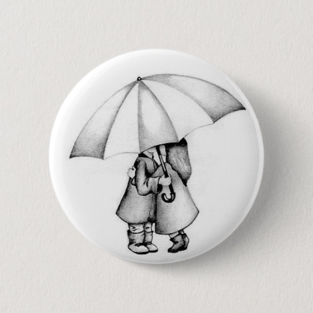 Chapa Redonda De 5 Cm en la lluvia (Anverso)