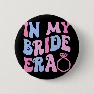 Chapa Redonda De 5 Cm En Mi Era de Novia Boda Fiesta de Desposorios Comp
