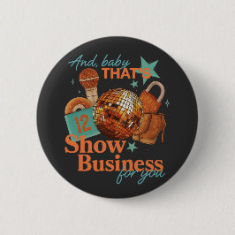 Chapa Redonda De 5 Cm En mi programa de la era de los Chicas, mujeres Ch