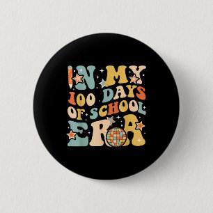 Chapa Redonda De 5 Cm En mis 100 días de colegio, los niños jóvenes 100 