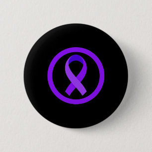 Chapa Redonda De 5 Cm En Noviembre Vivimos El Cáncer Pancreático Morado 